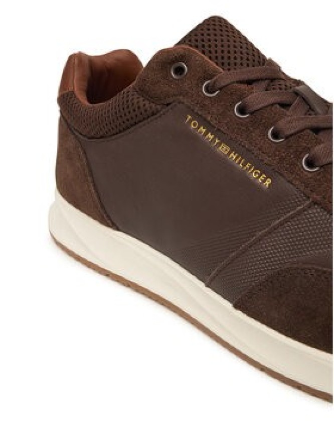 Tommy Hilfiger Sneakersy Dressy Runner FM0FM05910 Brązowy