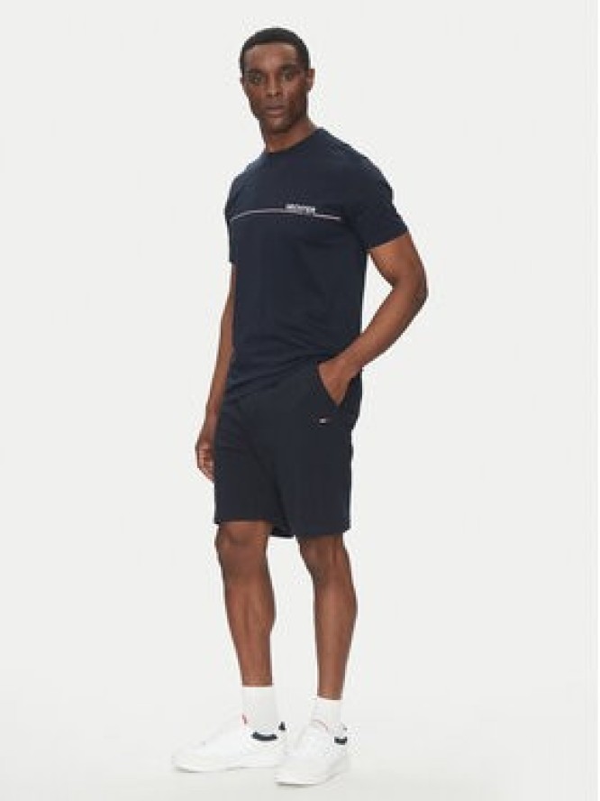 Hechter Paris Szorty sportowe 70006 151924 Granatowy Regular Fit