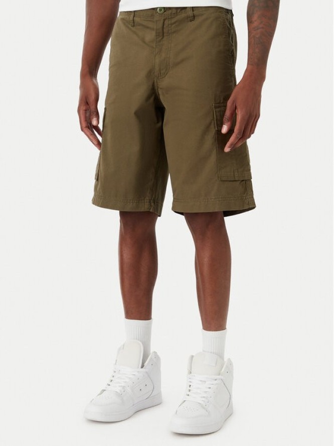 Jack & Jones Szorty materiałowe Cole 12292263 Zielony Regular Fit