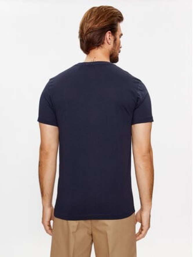 Gant T-Shirt Shield 2003185 Granatowy Slim Fit