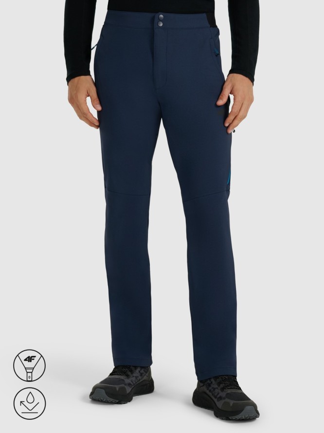 4F Spodnie trekkingowe męskie - granatowe M