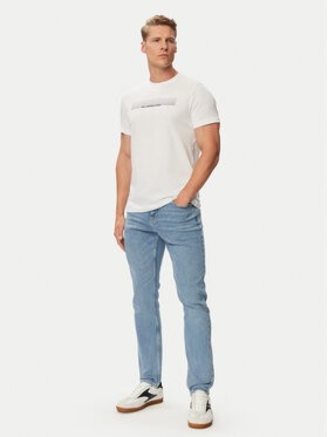 Karl Lagerfeld Jeans T-Shirt B3M17001 Biały Slim Fit