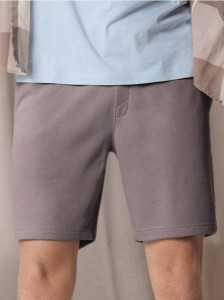 Szorty z wiązaniem - fioletowy