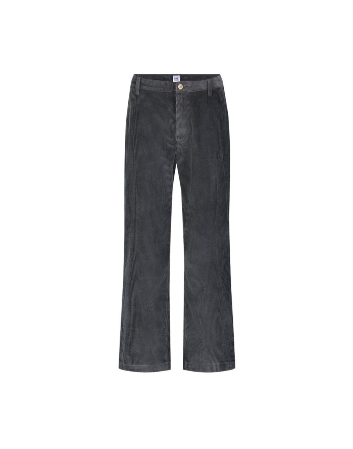 LEE MĘSKIE SPODNIE SZTRUKSOWE LOOSE WORKWEAR CHINO DARK MUTED GRAY 112356541 L73T008531