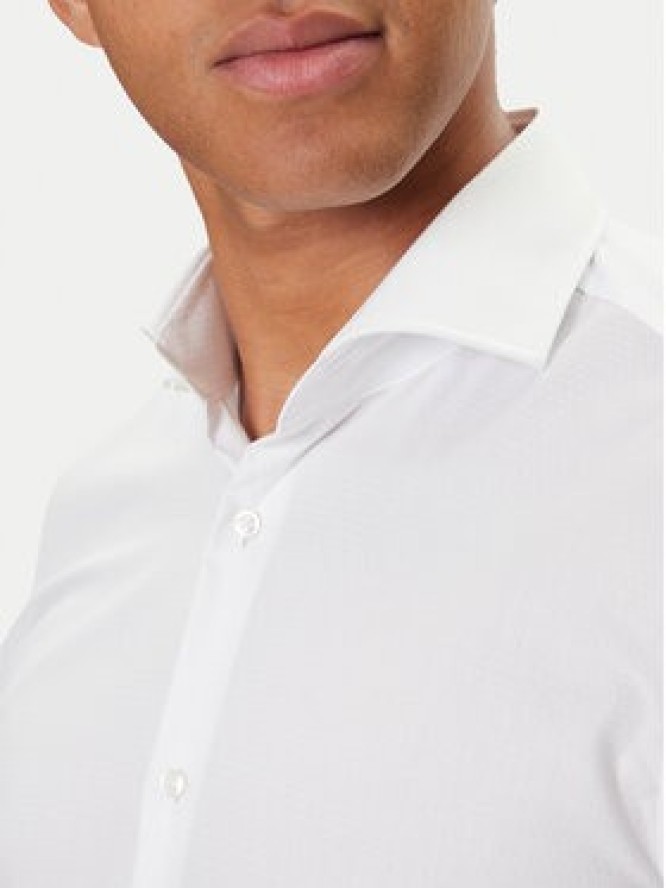 BOSS Koszula H-Hank 50550925 Biały Slim Fit