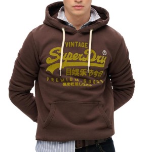 Bluza z kapturem Superdry Vintage Logo Ton sur Ton