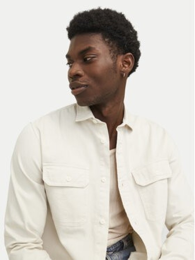 Jack & Jones Koszula jeansowa Travis 12269262 Beżowy Comfort Fit