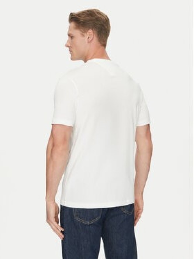 Tommy Hilfiger T-Shirt Center Stack MW0MW38621 Biały Regular Fit