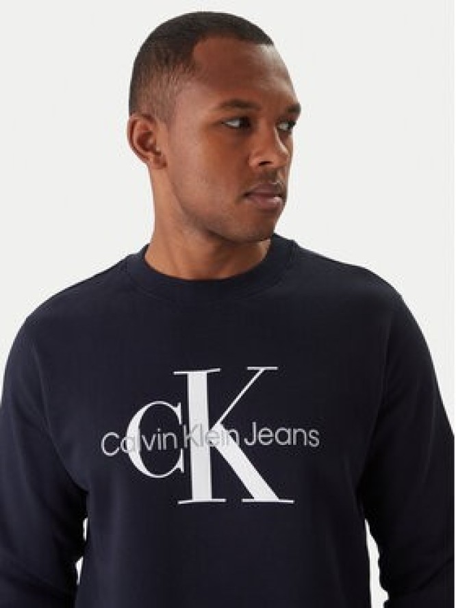 Calvin Klein Jeans Bluza J30J320933 Granatowy Regular Fit