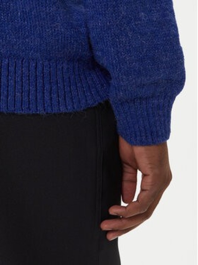 Versace Jeans Couture Sweter VERSACE JEANS-79GAFM05 Niebieski Regular Fit