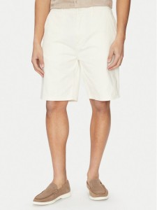 Guess Jeans Szorty materiałowe M5GD44 WGCV1 Écru Regular Fit