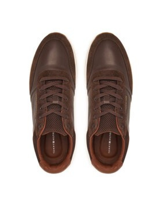 Tommy Hilfiger Sneakersy Dressy Runner FM0FM05910 Brązowy