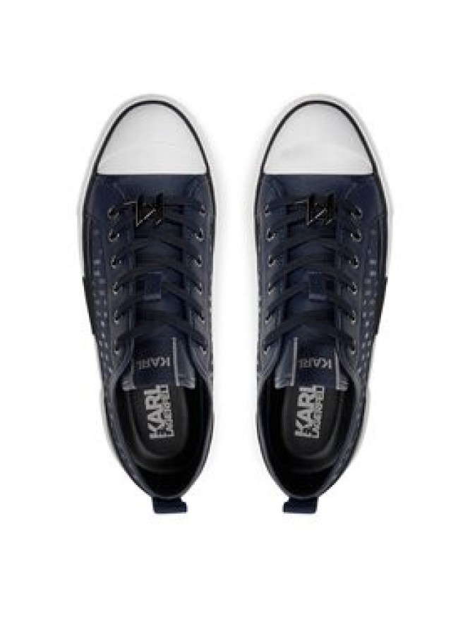 KARL LAGERFELD Trampki KL50424 Granatowy