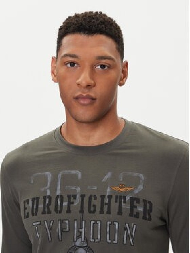 Aeronautica Militare Longsleeve 252TS2477UJ00641 Szary Regular Fit