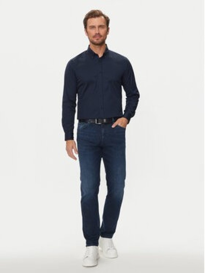 Boss Koszula Roan 50520291 Granatowy Slim Fit