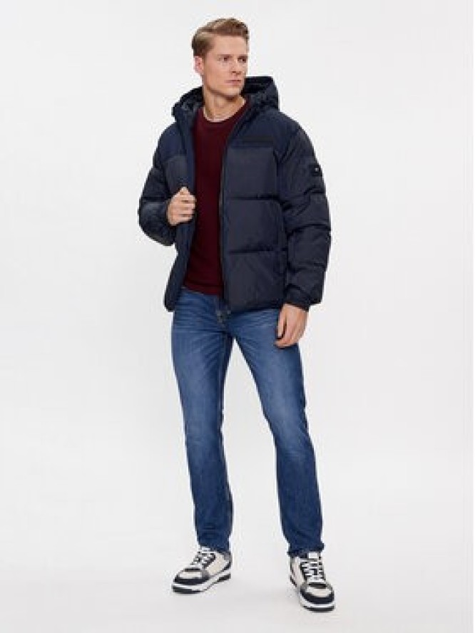 Tommy Hilfiger Kurtka zimowa New York MW0MW32771 Granatowy Regular Fit