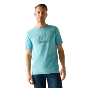 T-shirt Męski Z Deską Surfingową Cline IX