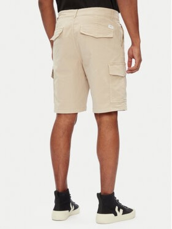 Pepe Jeans Szorty materiałowe Seasonal PM801179 Beżowy Regular Fit