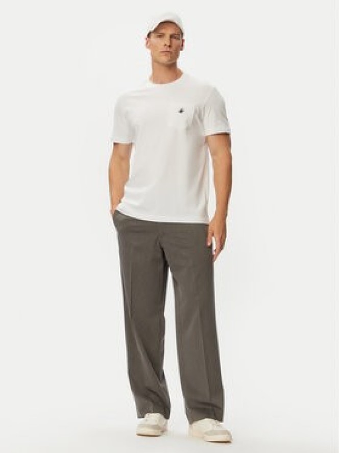 Beverly Hills Polo Club T-Shirt P-SS26M-TS414000 Biały Regular Fit
