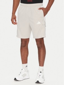 adidas Szorty sportowe Tiro Cargo JC7958 Beżowy Regular Fit