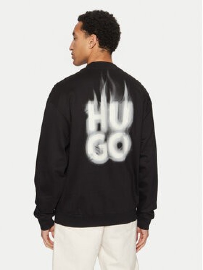 HUGO Bluza Durungu 50530427 Czarny Relaxed Fit