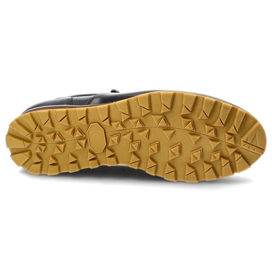 Granatowe Półbuty Brooman Eleganckie Obuwie Męskie