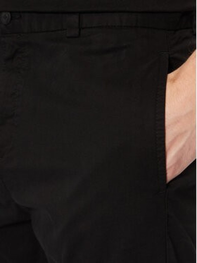 HUGO Chinosy 50530886 Czarny Slim Fit