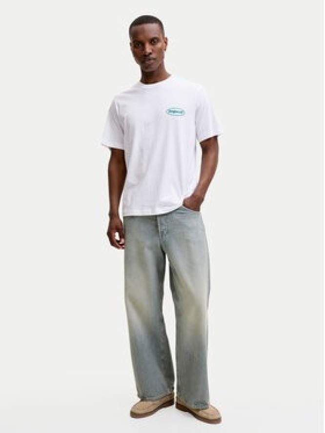 Jack & Jones T-Shirt Riviera 12295202 Biały Regular Fit