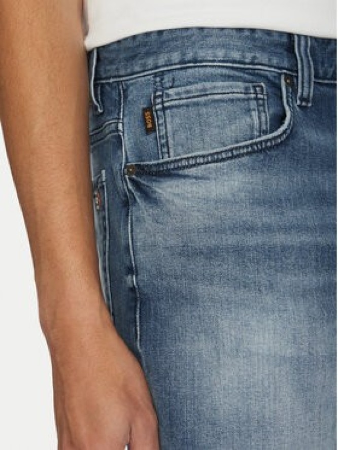 BOSS Szorty jeansowe Re.Maine 50537787 Niebieski Regular Fit