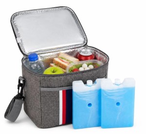 Torba Termiczna 25x18x20 cm - M Torba Chłodząca - Zawiera 2 Wkłady Chłodzące