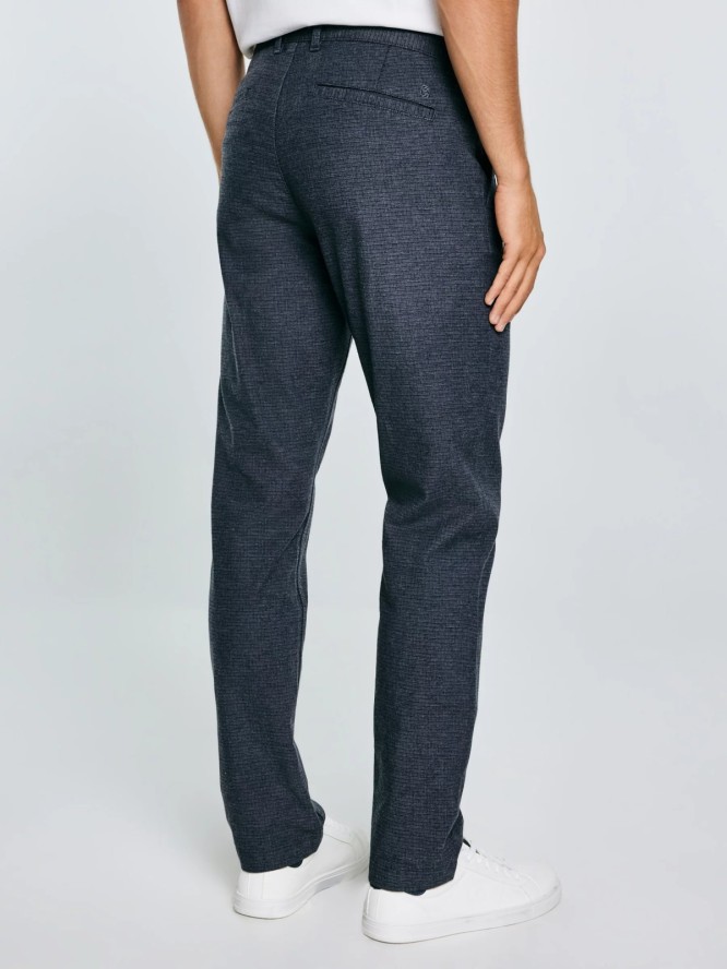 Spodnie męskie chinosy niebieskie Marcos 402