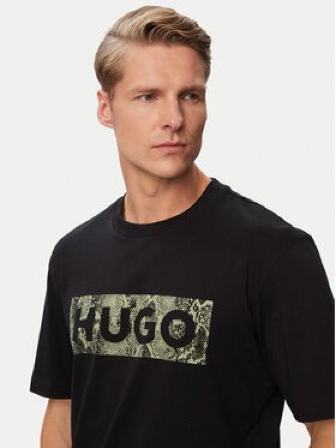 HUGO T-Shirt Nerpient 50566041 Czarny Regular Fit
