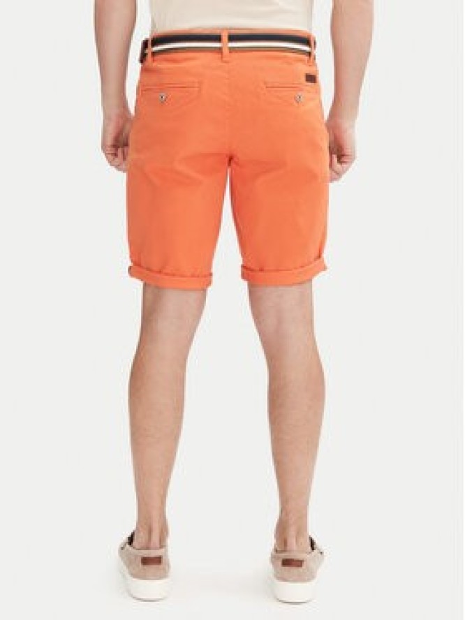 INDICODE Szorty materiałowe Royce 70-039 Pomarańczowy Slim Fit
