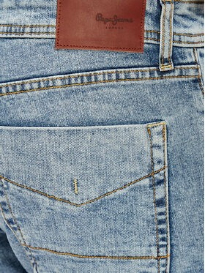 Pepe Jeans Jeansy Stanley PM207390 Niebieski Slim Fit