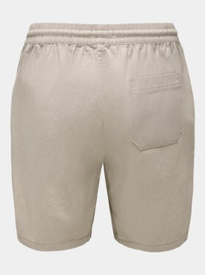 Only & Sons Szorty materiałowe Tel 22027949 Beżowy Regular Fit