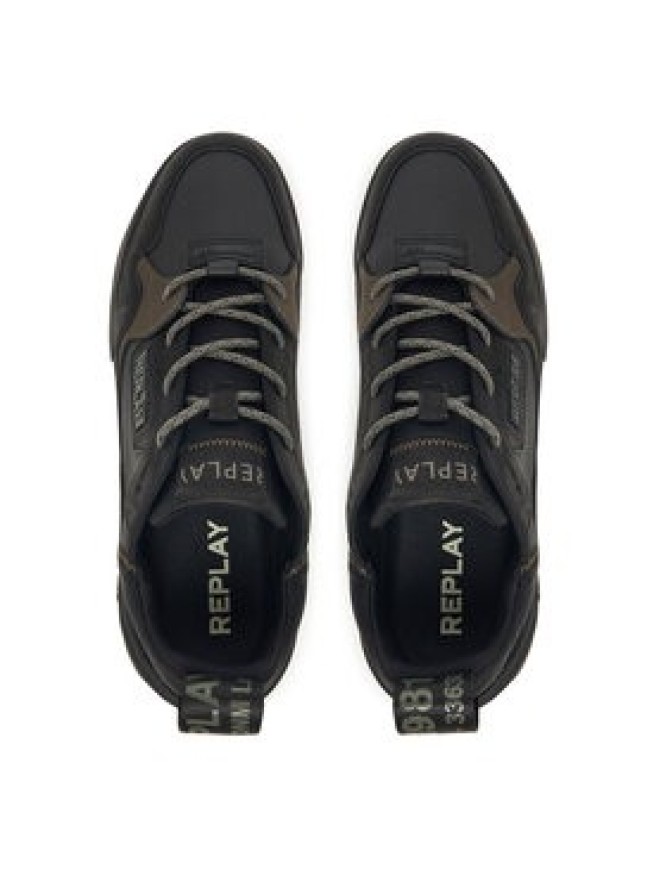 REPLAY Sneakersy Field M 2.0 GMS8L .000.C0020L Czarny