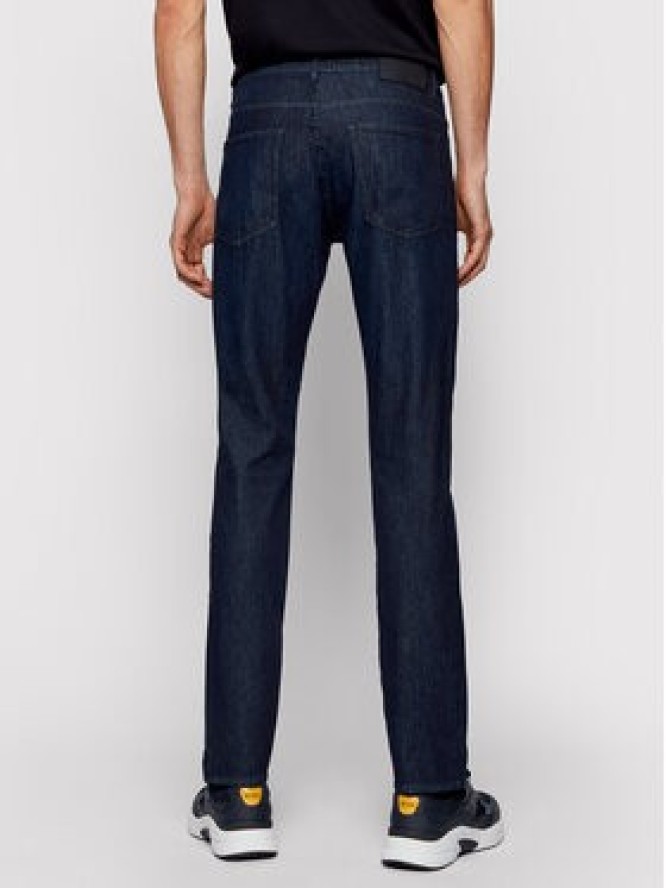 Boss Jeansy Delaware3-1 50449701 Granatowy Slim Fit