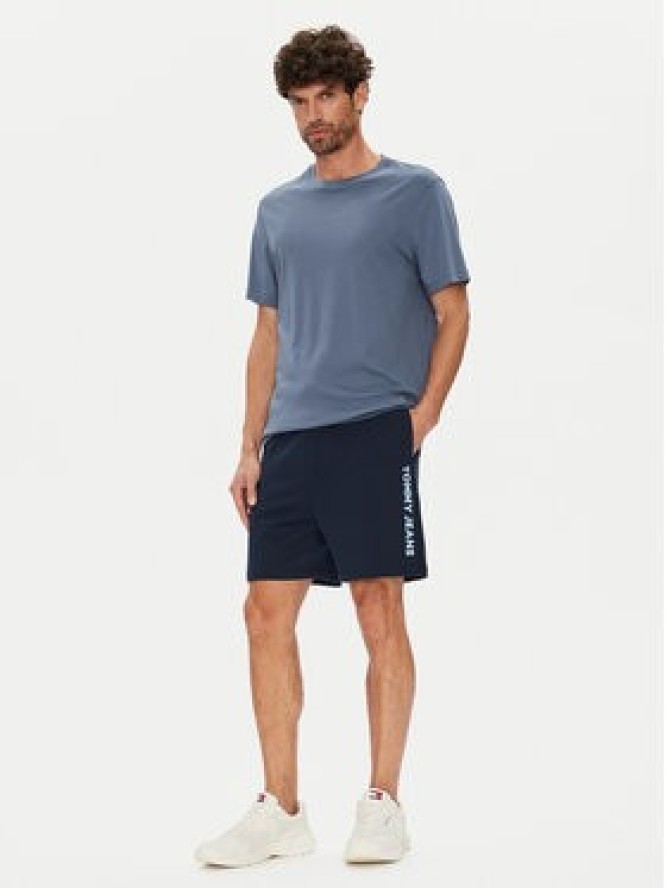 Tommy Jeans Szorty sportowe New Classic Beach DM0DM21781 Granatowy Relaxed Fit