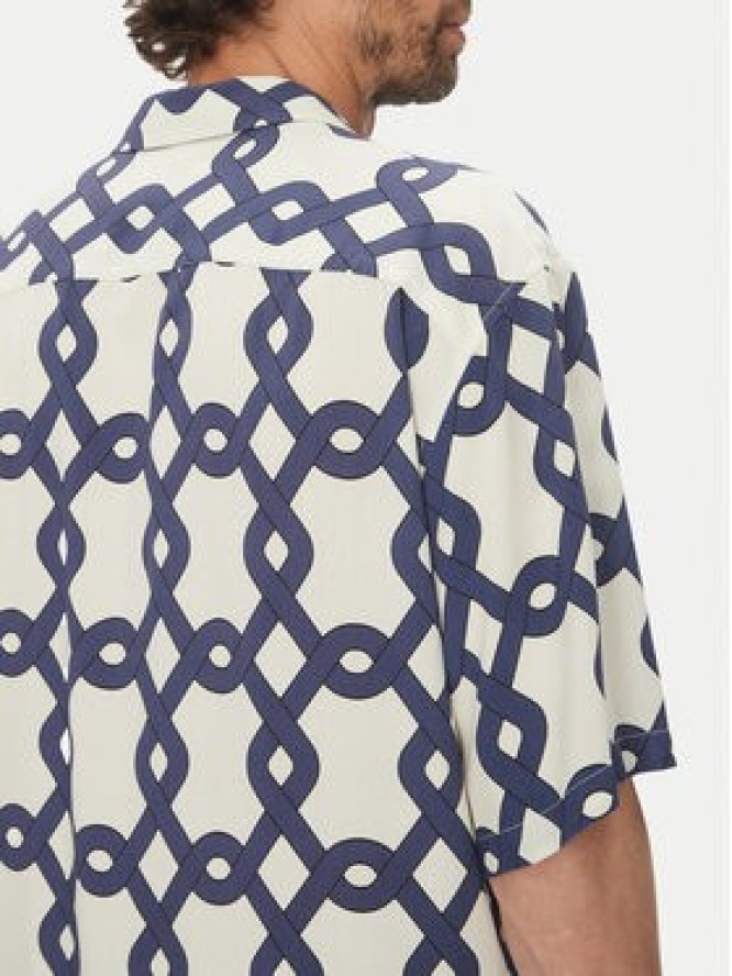 Selected Homme Koszula 16088360 Granatowy Relaxed Fit