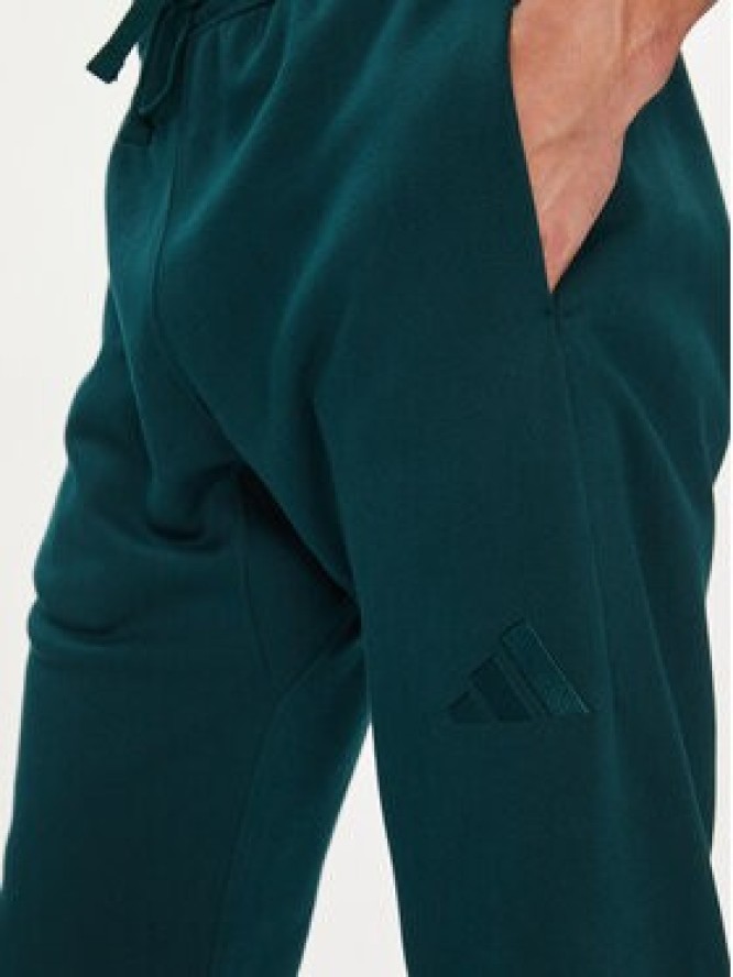 adidas Spodnie dresowe ALL SZN Fleece JX5096 Zielony Tapered Leg