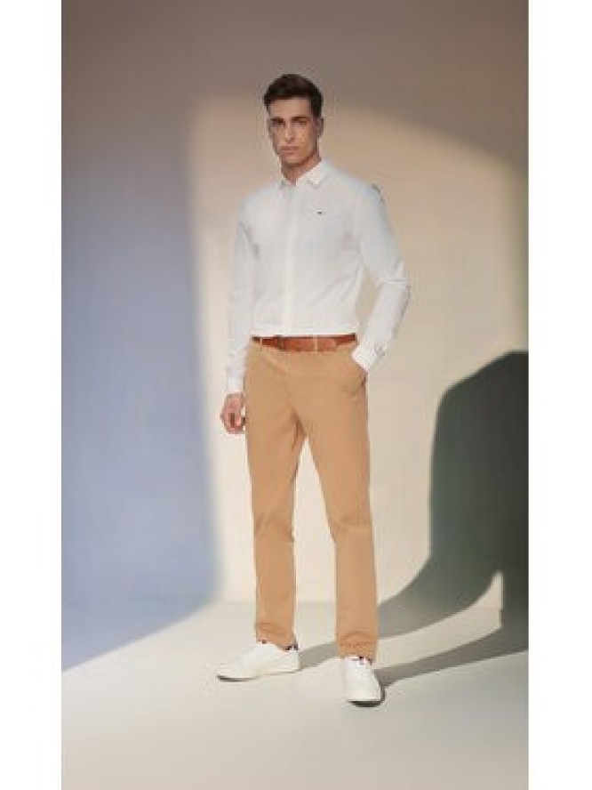 Tommy Jeans Koszula DM0DM04405 Biały Slim Fit