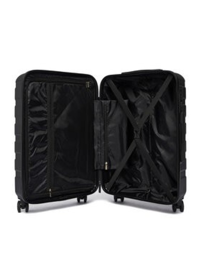 GINO ROSSI Walizka średnia C-GIN-M-001-05-BLACK Czarny