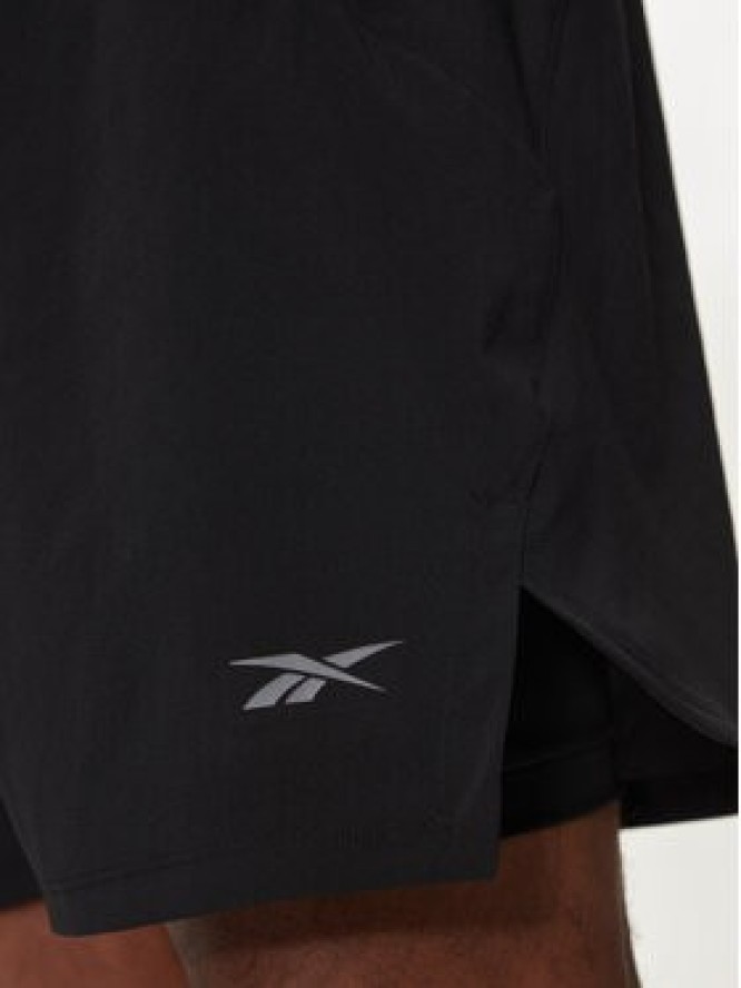 Reebok Szorty sportowe Speed 3.0 2 In 1 Short REEBOK-100065102 Czarny Regular Fit