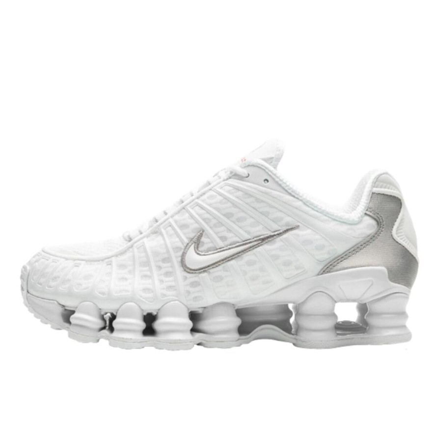 Buty do chodzenia dla dorosłych Nike Shox TL White Metallic Silver Orange