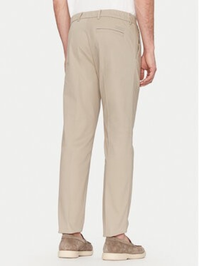 Calvin Klein Chinosy K10K114104 Beżowy Tapered Fit