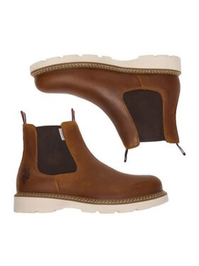 U.S. Polo Assn. Sztyblety EO-PATRIZ002M/ELE1 Brązowy