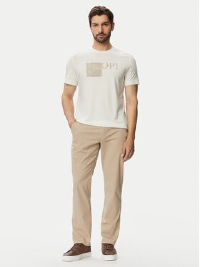 JOOP! T-Shirt Jj-Gislan 30103405 Kremowy Regular Fit