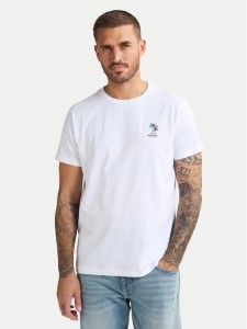 Petrol Industries T-Shirt M-1050-TSR644 Biały Regular Fit