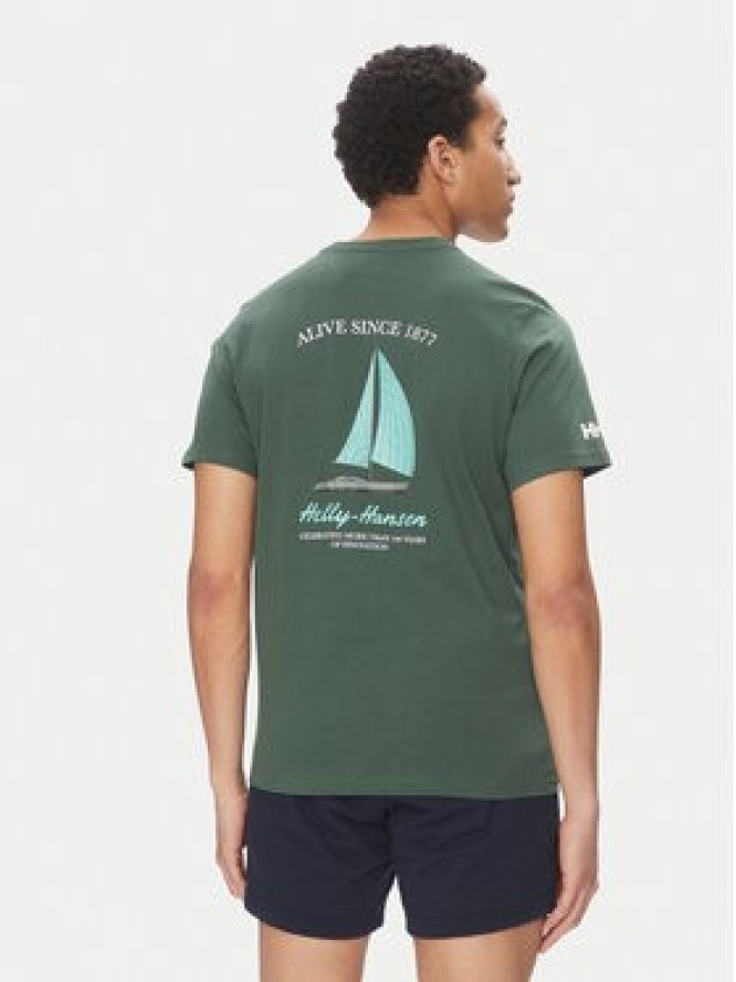 Helly Hansen T-Shirt Shoreline 54601 Zielony Regular Fit