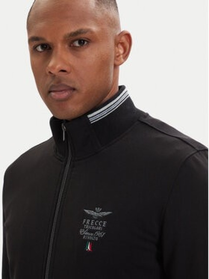 Aeronautica Militare Bluza 261FE1956UF00459 Czarny Regular Fit